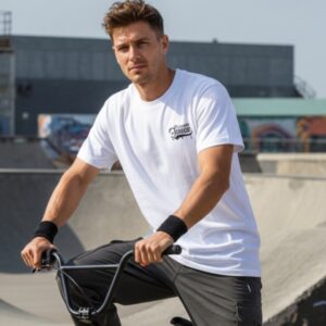 TMS Signature Drip Tee White